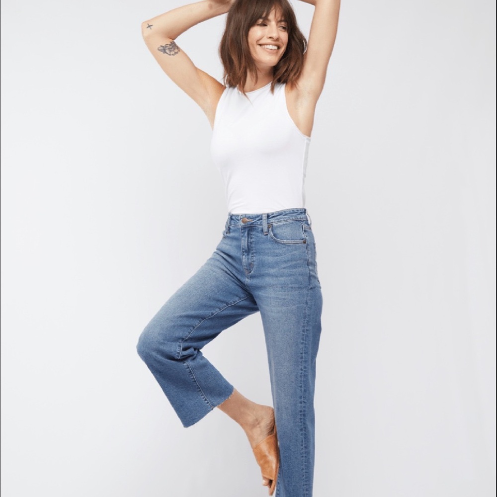 Ankle Crop High Rise Jean, Vintage Worn